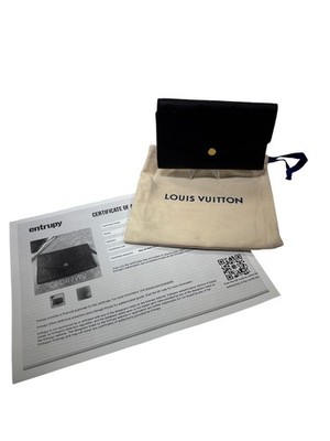 Louis Vuitton Empreinte Compact Curieuse Black Leather Tri-Fold Wallet
