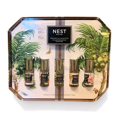 NEST New York Perfume Oil Collection Set of Five 0.1 oz Gift Set NIB Sealed