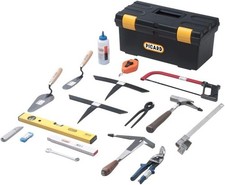 PICARD Starter Set Dach 1 Werkzeugkoffer Dachdecker 18-tlg mit Schieferhammer XL