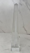 Burj Khalifa Crystal Obelisk Dubai 3D Laser Etched Souvenir 8”