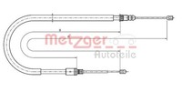 Metzger Handbremsseil Bremsseil Seilzug Feststellbremse Hinten Links 10.6791