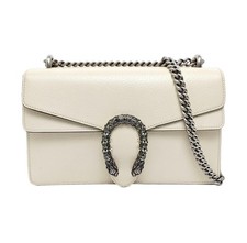Gucci Dionysus Medium White Leather Shoulder ...