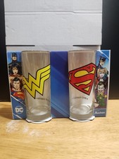 DC Super Hero Drinking Glass Set  2