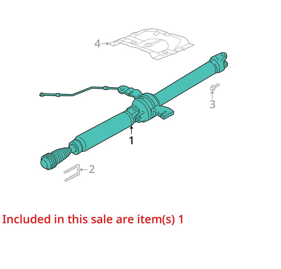Ford Escape 2005 eje de transmisión trasero fabricante de equipos originales 108 k millas (LKQ ~ 427395589) Foto 4 de 4