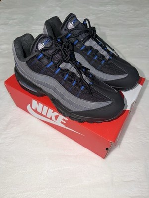 Nike Air Max 95 Og Big Bubble Schwarz Blau Größe 42,5 Neu Mit Karton Ungetragen