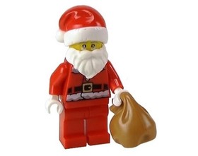 Santa Clause ~ LEGO City Minifigure (hol110) From #60155 2017 Advent Calendar