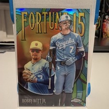 2025 Topps Chrome Update Series - Fortune 15 Bobby Witt Jr. #F15-2