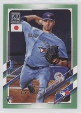 2021 Topps Japan Edition Jade Green 15/75 Julian Merryweather #141 10pz