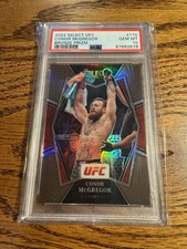 Conor Mcgregor 2022 Select UFC Bronze Prizm /175 PSA 10