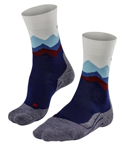 Falke Damen Wandersocken TK2 Explore Wolle Funktionsmaterial Blau 39-40-image