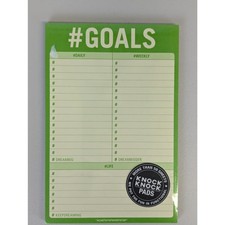 Knock Knock To Do Notepad Goals Daily Weekly Planner Gift Humor Graduation Fun