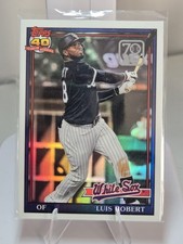 2021 70 Years Of Topps Chrome Luis Robert #70YTC-41 Tin Exclusive White Sox