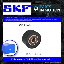 Aux Belt Idler Pulley fits MAZDA 3 BK 2.0D 06 to 09 Guide Deflection SKF Quality