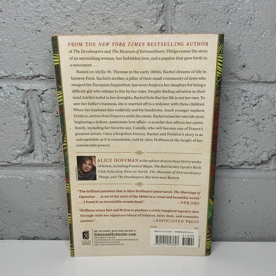 The Marriage of Opposites by Alice Hoffman (Paperback Book) Historical - image 2 of 4