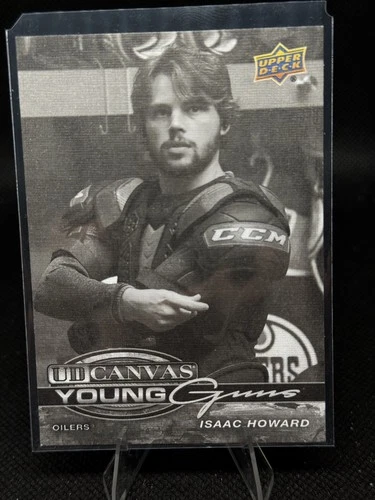 2025-26 Upper Deck Series 2 - Ud Canvas Young Guns Isaac Howard #C-239 Black...