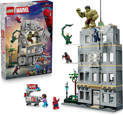 LEGO | Marvel Großer Showdown: Spider-Man Vs. Hulk - Interaktives Spielzeug Mit