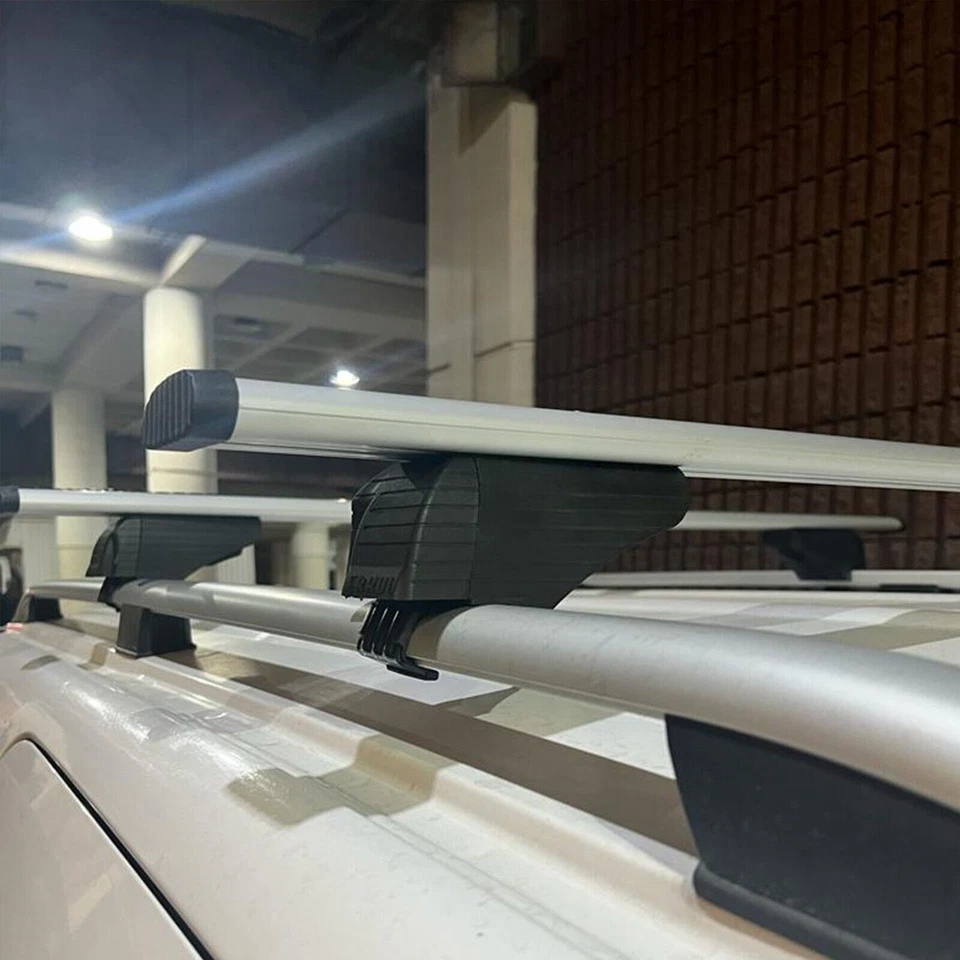 2 piezas barras transversales plateadas para Chrysler Town&Country MPV 1995-2005 Foto 2 de 4