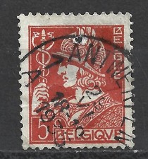BELGIUM 1932 - GODS AND GODDESSES SERIES - MERCURIUS -  RED 5c STAMP