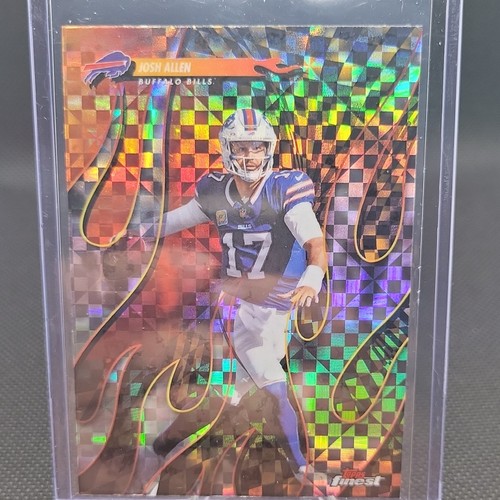 Topps 2025 Finest Torchers Checkerboard Josh Allen #T-10 Buffalo Bills NFL