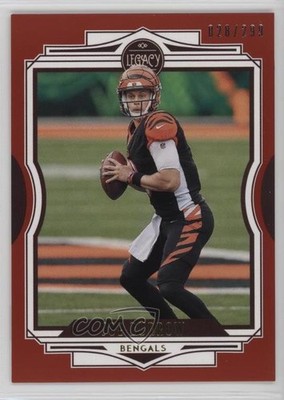2021 Panini Legacy Red 28/299 Joe Burrow #17 2s2