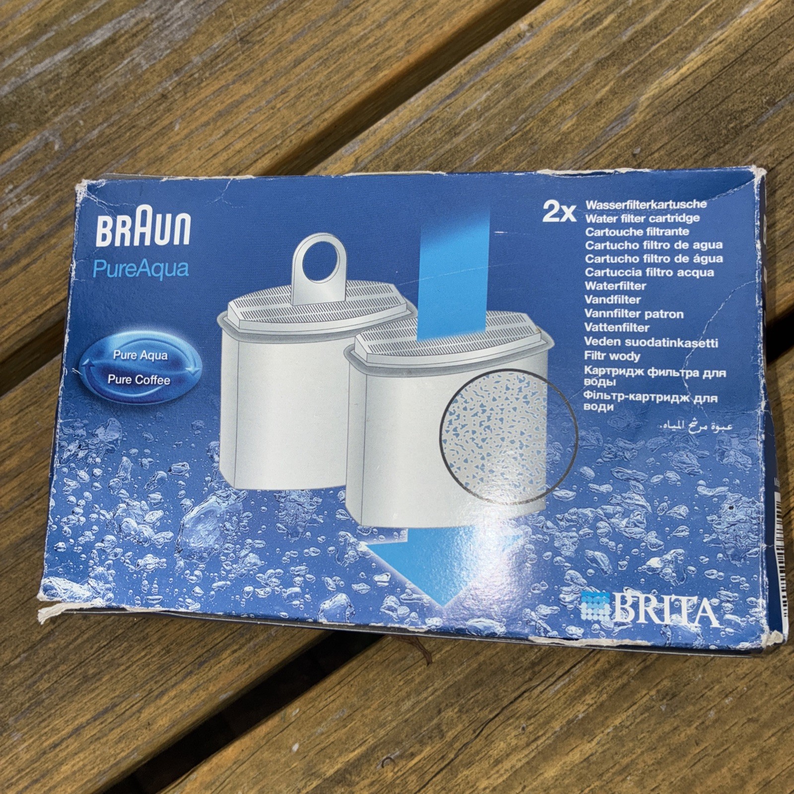 Brita Water Filters  2 Pack # Kwf2 New And Sealed..