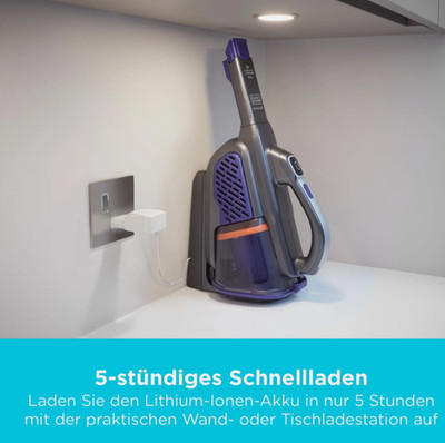 BLACK+DECKER Dustbuster Gen 11 Pet Staubsauger kabellos 18V Tierhaare 700ml Akku
