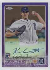 2015 Topps Chrome Rookie Purple Refractor 59/250 Kyle Lobstein #AR-KL Auto 1b8
