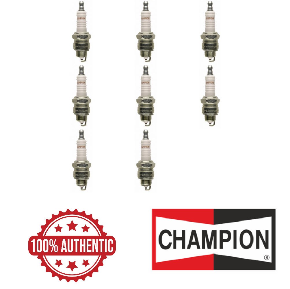 8 Pack Champion Copper Spark Plugs Set for 1964-1966 CADILLAC DEVILLE V8-7.0L