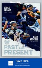 2018 Diamond Kings #PP15 Gary Sanchez / Jorge Posada Past Present Yankees I20