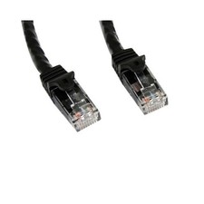 Startech N6PATCH75BK 75FT BLACK CAT6 ETHERNET CABLE SNAGLESS RJ45 UTP PATCH CABL