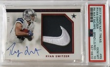 2017 National Treasures Rookie Material RPS Brand Logo Red #17 Ryan Switzer /2