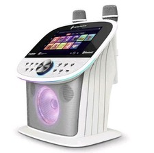 Singing Machine Platinum Plus WiFi Karaoke Machine w/ 2 Wireless Mics Open Box