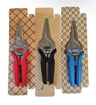 Kuhn Rikon Set of 3 Classic Shears Red Blue Black + Gift Boxes QVC K97706 NEW