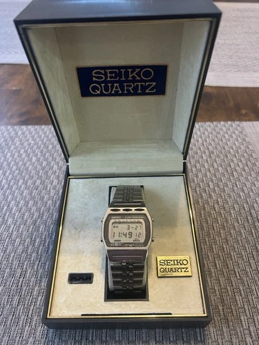 Vintage Digital SEIKO A257-5009 Ref # 04053B ALARM CHRONOGRAPH W/ OG Box 1980