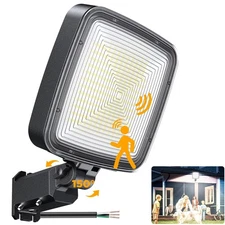 150W 20000LM Motion Sensor Outdoor Light with Dusk to Dawn Photocell, LED Bar...
