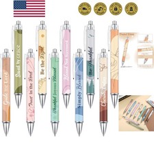 10 Pcs Christian Pens for Women Religious Ink Pens Easter Gifts Inspirational...