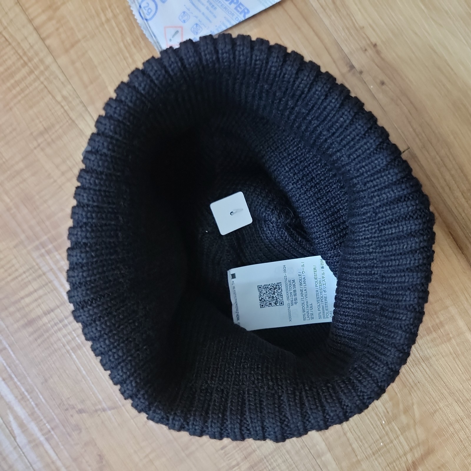 Arc'teryx Mallow Toque Beanie NUOVO con etichette berretto in maglia nero 1 sinistro!