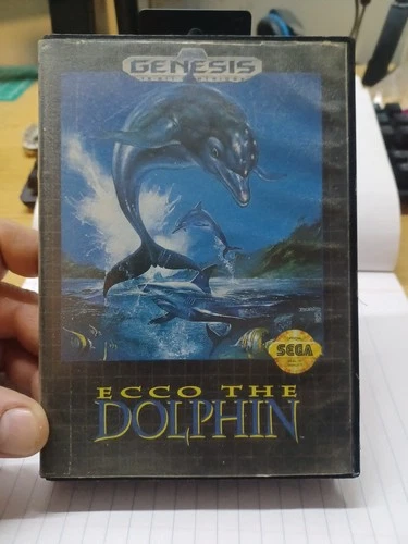 Ecco the Dolphin (Sega Genesis, 1992) No manual, TESTED WORKING!