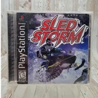 New ListingSled Storm PS1 Sony PlayStation 1 1999 Black Label Complete CIB