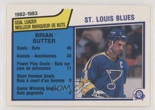 1983-84 O-Pee-Chee Brian Sutter #308 0li9