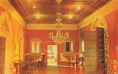 Postcard Puebla, Mexico: Corridor of the Alfenique's House | Vintage