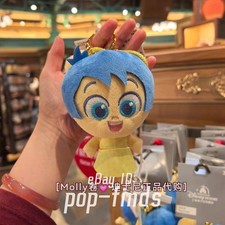 2026 Disneyland Inside Out Joy Plush Keychain Shanghai Disney charm exclusive