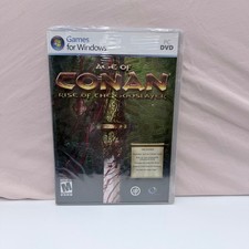 Age of Conan Rise of the Godslayer PC DVD New Sealed Expansion Pack Funcom MMO