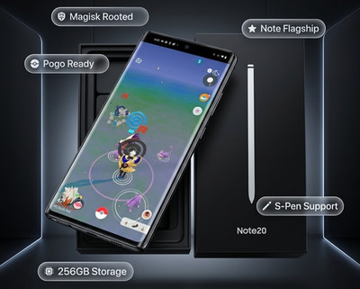 Samsung Galaxy Note 20 (256GB) - Magisk Rooted Android Pokémon Go Spoofing
