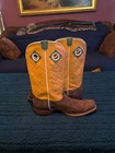 MENS JUSTIN SUEDE BUCKAROO BOOTS SZ 13D — photo 6