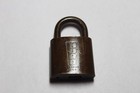 Vintage Hurd Detroit USA USN Navy All Brass Padlock and Key — photo 2