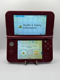 *US SELLER* Nintendo &ldquo;New&rdquo; 3DS Ll Metallic red Tested & Working Region Free