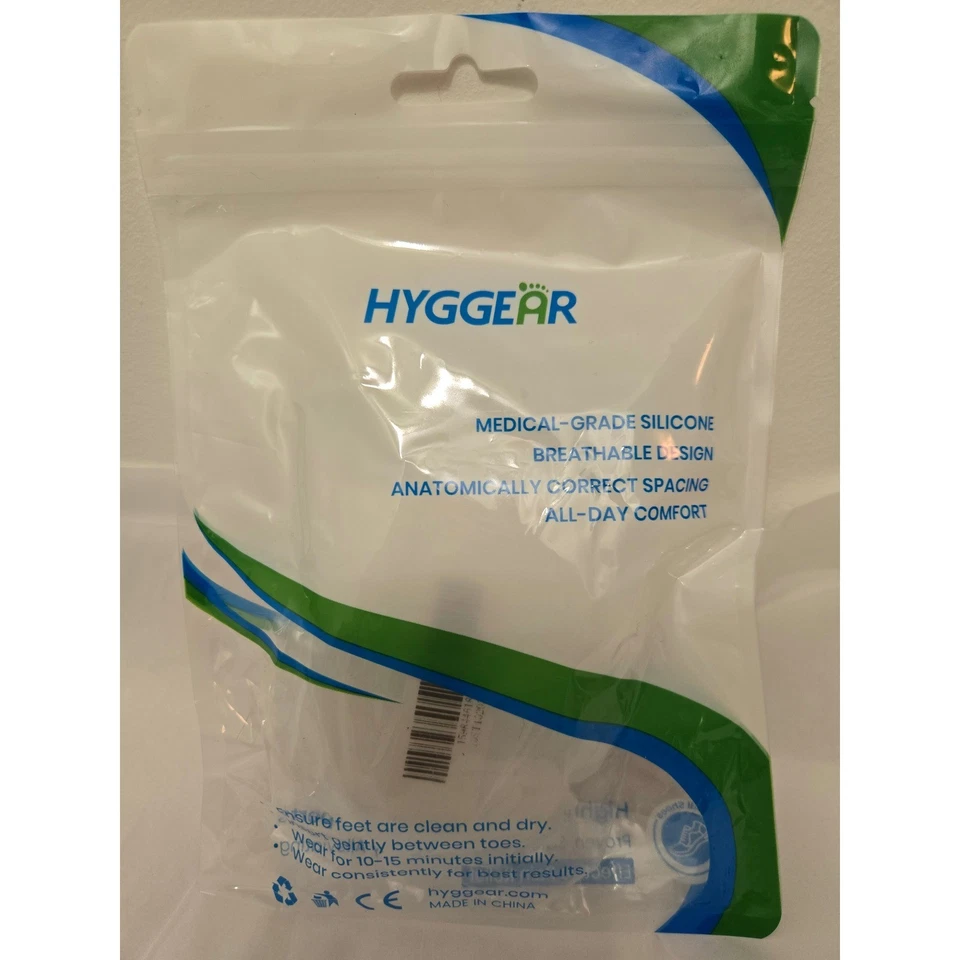 HyggeGear Feet Pain Relief Bunion Corrector Gel Toe Separator Spacers - Image 2 of 2