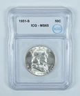 1951-S Franklin Half Dollar MS65 ICG