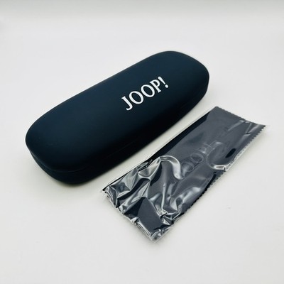 Joop Etui Brillenetui Brillen Sonnenbrillen schwarz Logo Hartschale